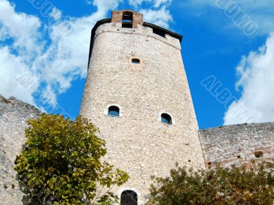 The mast of Avio castle