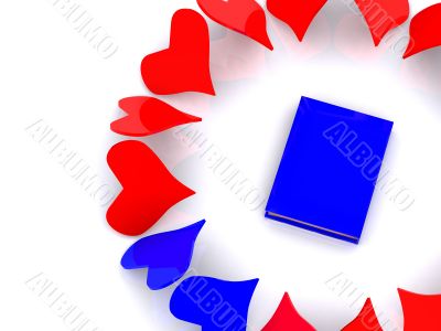 hearts around book