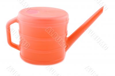 Red watering can