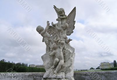 Sculptural composition in manor park