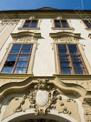 Old baroque house view