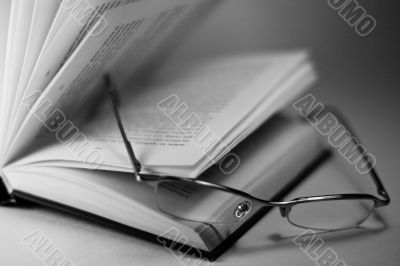 opened book