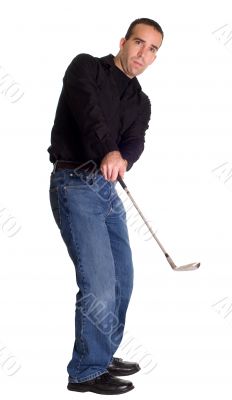 Golfing