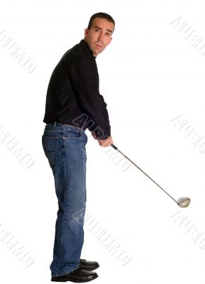 Male Golfer