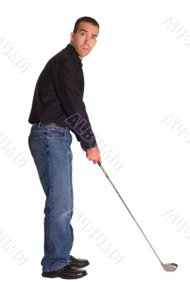 Male Golfer