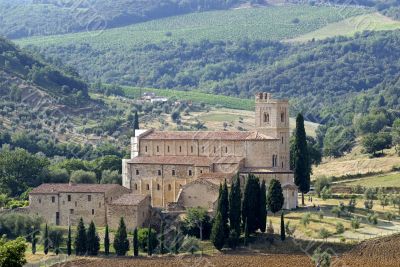 Church of Sant`Antimo (Tuscany)