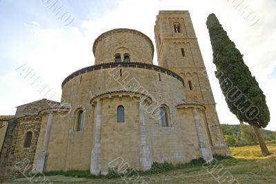 Church of Sant`Antimo (Tuscany)