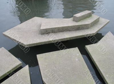 water fountain in a park