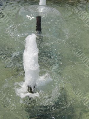 water fountain in a park