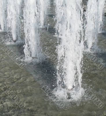 water fountain in a park