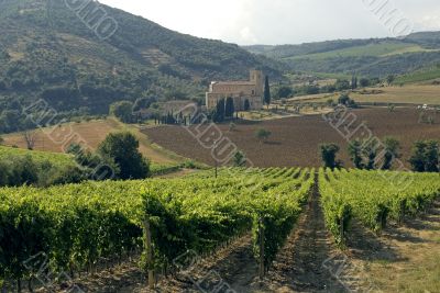 Church of Sant`Antimo (Tuscany)