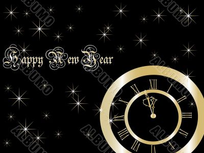 New year clock