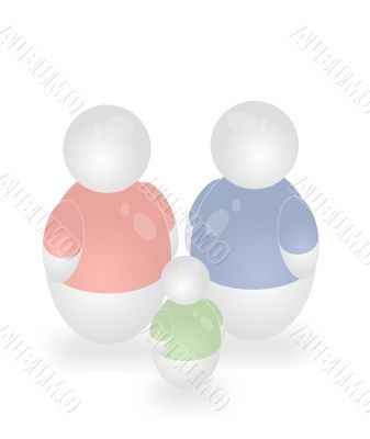 Stylized family