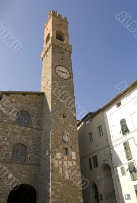 Montalcino - Medieval clock tower
