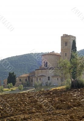 Church of Sant`Antimo (Tuscany)