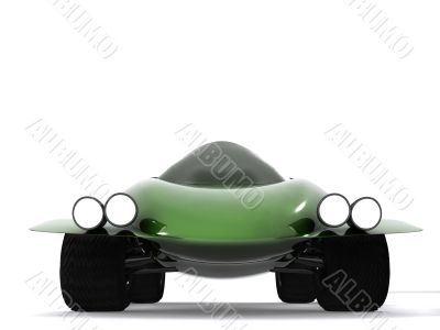 green car