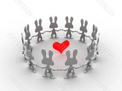rabbits heart