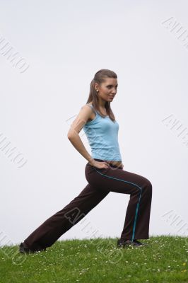 Doing Gymnastics