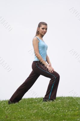Doing Gymnastics