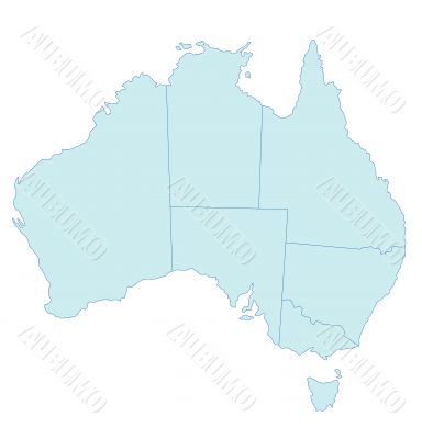 Map of Australia