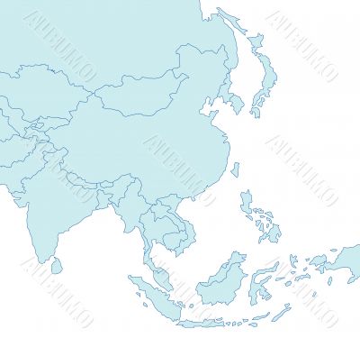 Map of Asia