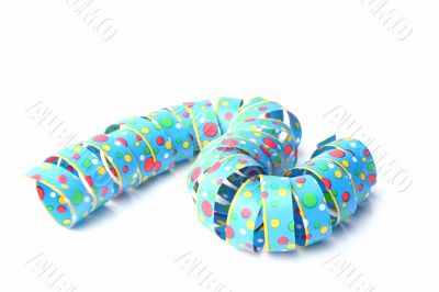 Colored streamer