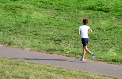Female jogger