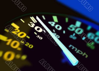  illustration of speedometer