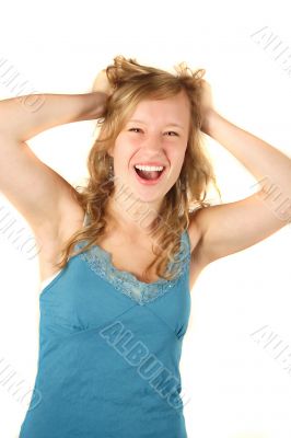 Happy young woman