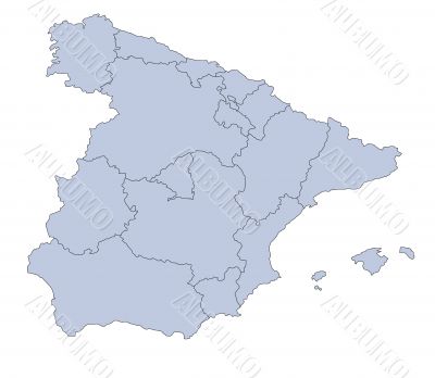 Map of Spain