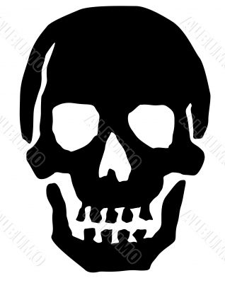 Sytlized skull