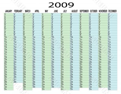 Calendar 2009