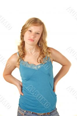 Sad young woman