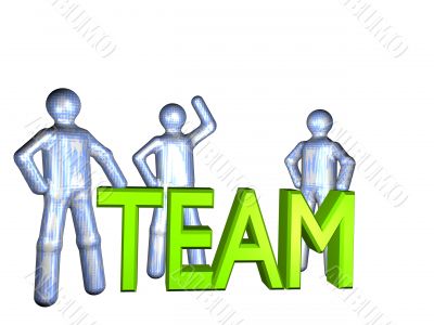 Team as 3d
