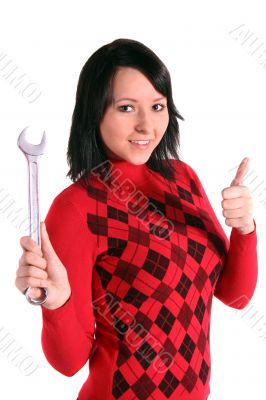 Gifted young woman