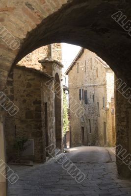 Old street of Montalcino