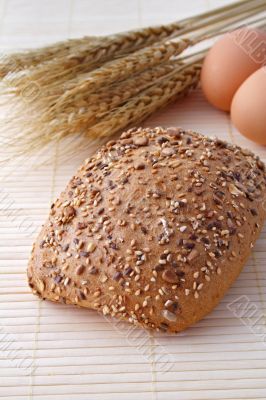 Whole-grain roll