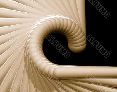 abstract snail