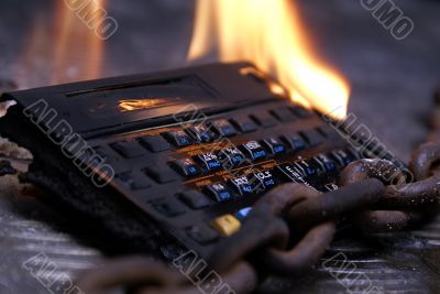 Burning financial calculator