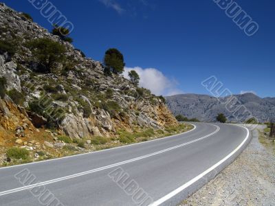 left turn road