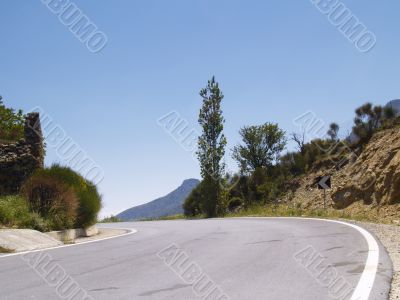 left turn road