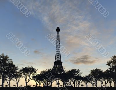 Eiffel tower in Paris