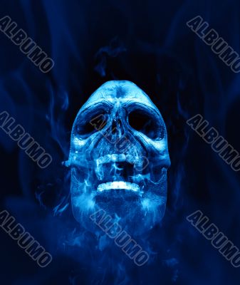 scull blue fire