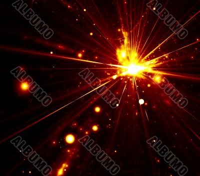 abstract explosion background