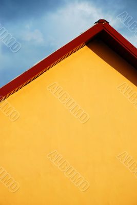 Modern house - roof detail
