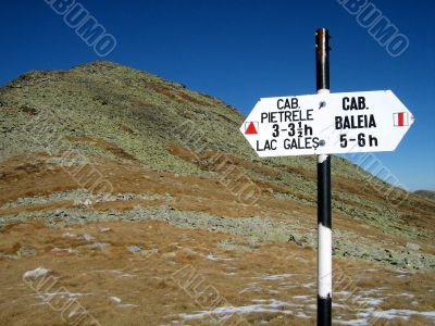 mountain crossroad
