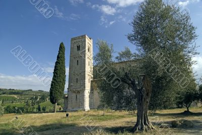 Church of Sant`Antimo (Tuscany)