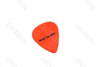 Orange Guitar Pick