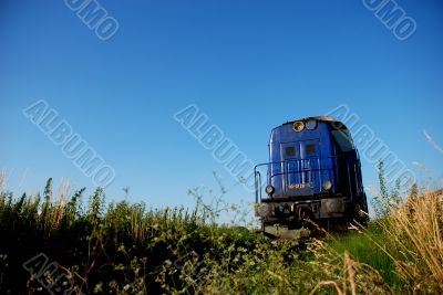 Blue Train Approaching