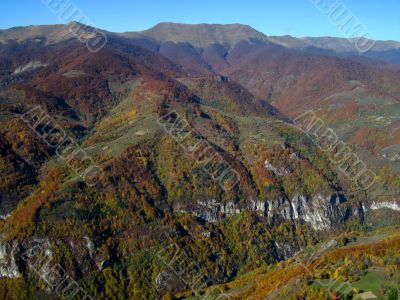 Deep valley